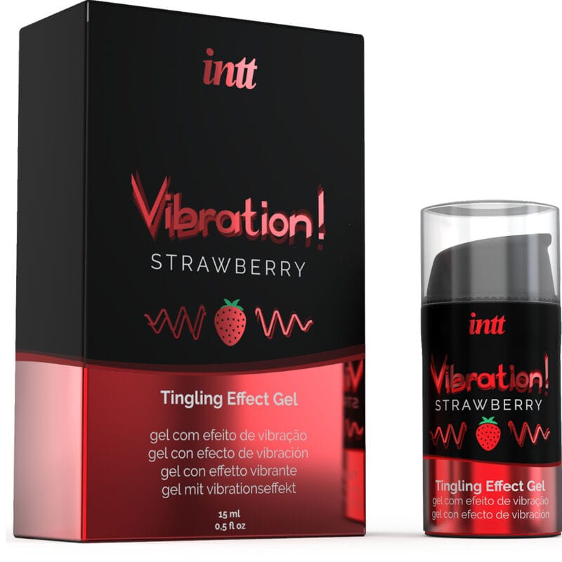 Stimulationsgel Vibrationsgel Erdbeere stimulierend 15 ml – Ansicht 2