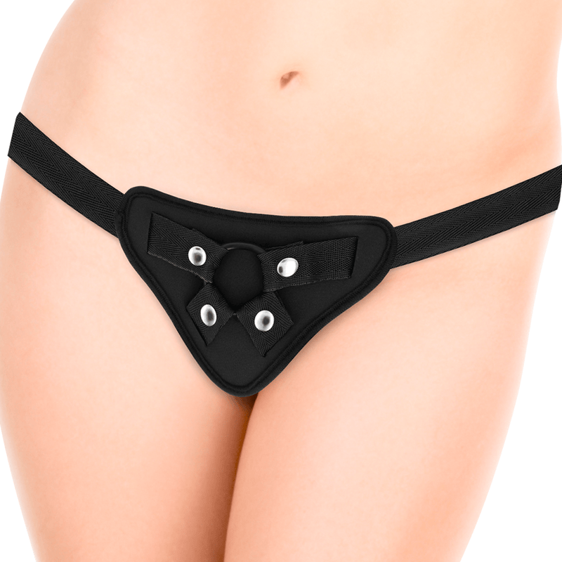 Strap-on Harness + Flüssigsilikon-Dildo Premium Avenger 19 x 3,98 cm – Ansicht 12