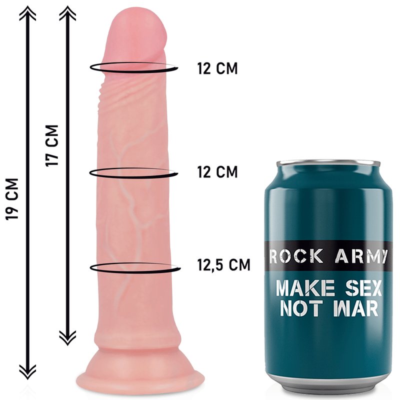 Strap-on Harness + Flüssigsilikon-Dildo Premium Avenger 19 x 3,98 cm – Ansicht 3