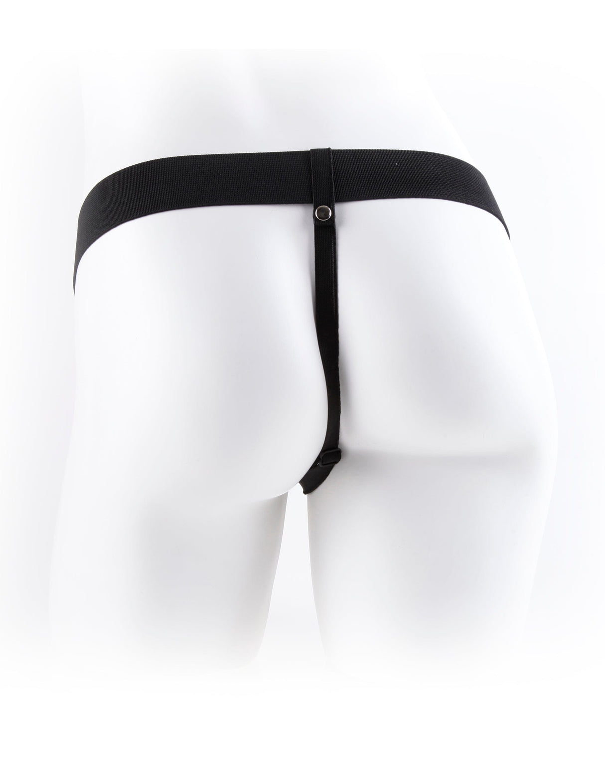 Strap-On hohl mit Hoden 19 x 4 cm