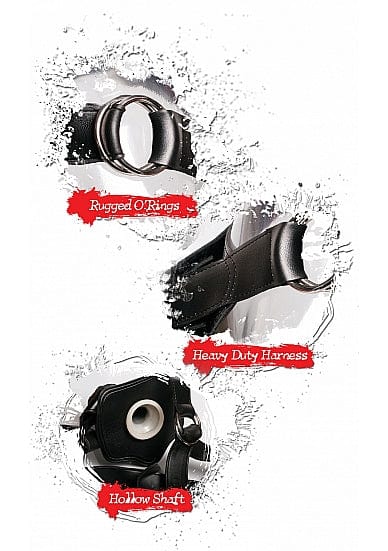 Strap-On Mister hohl schwarz 30 x 6 cm