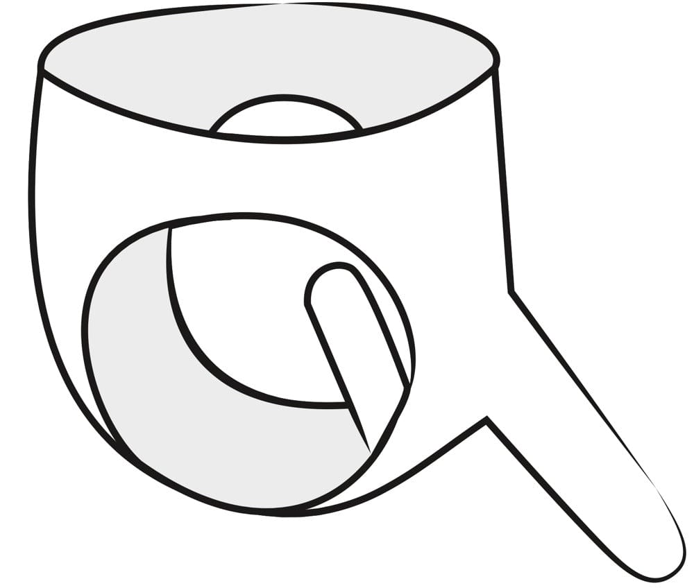 Strap-On Slip mit 2-Fach-Dildo