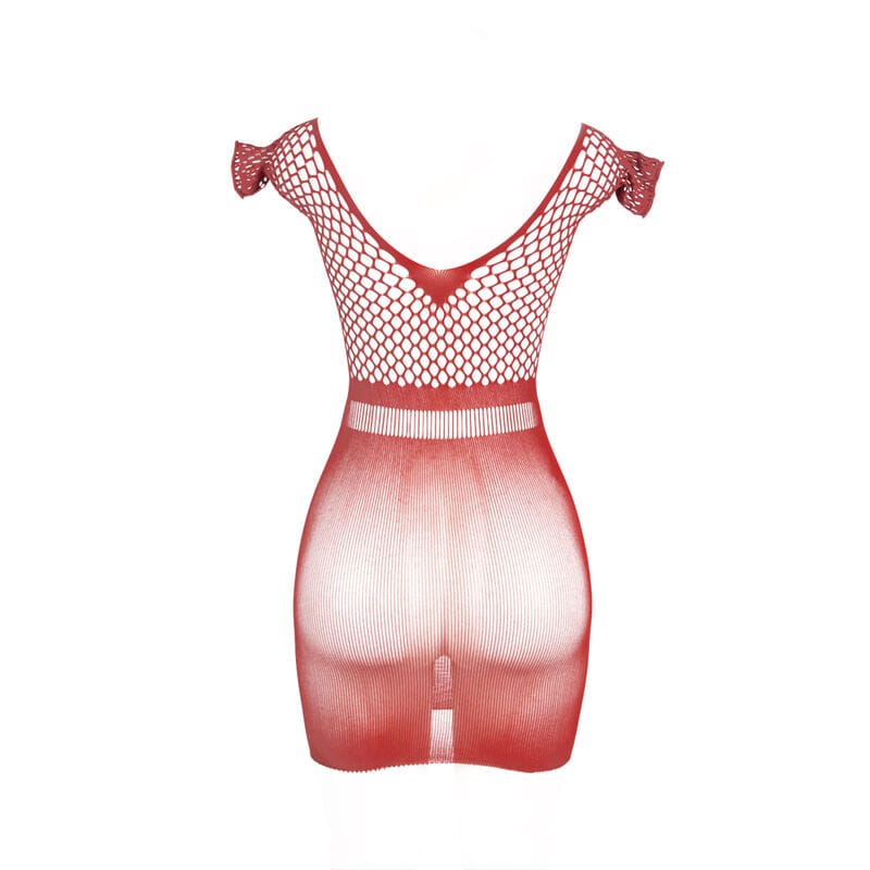 Subblime - 951924 Kurzes Rotes Hkelkleid mit Grill Eine Grösse