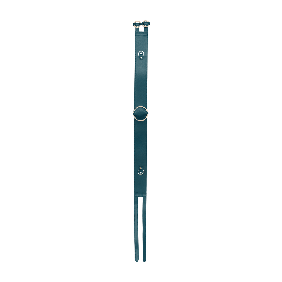Taillengürtel Ouch mit Ring in Bordeaux und Petrol 100 und 110 cm – Ansicht 16
