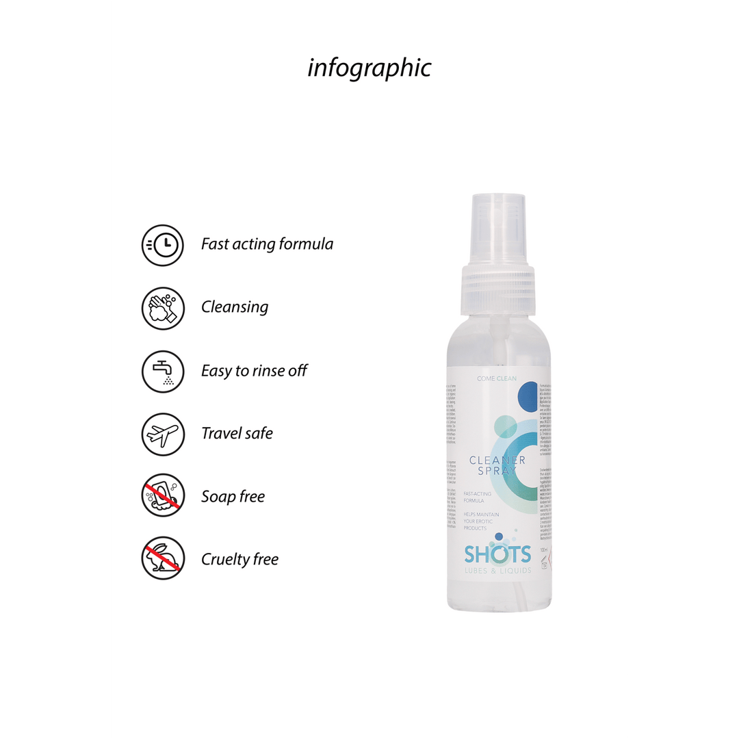 Toy-Reiniger Shots Come Clean Spray 100 ml – Ansicht 3