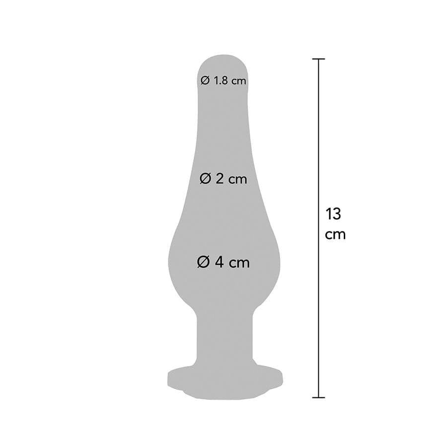 Analplug Anal Play Diamante Bum Bijou Grosser Analstecker 9,5 x 1,8 cm.3