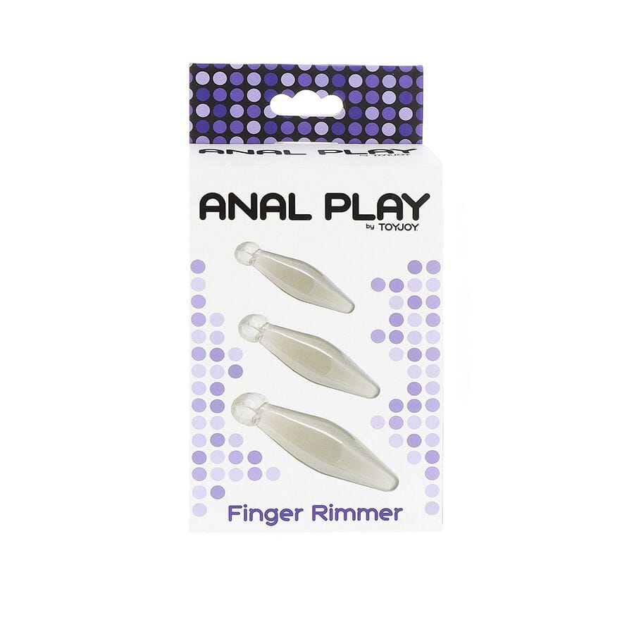 Analplug Anal Play Finger Rimmer Transparent 4,5 x 1,5 cm.2