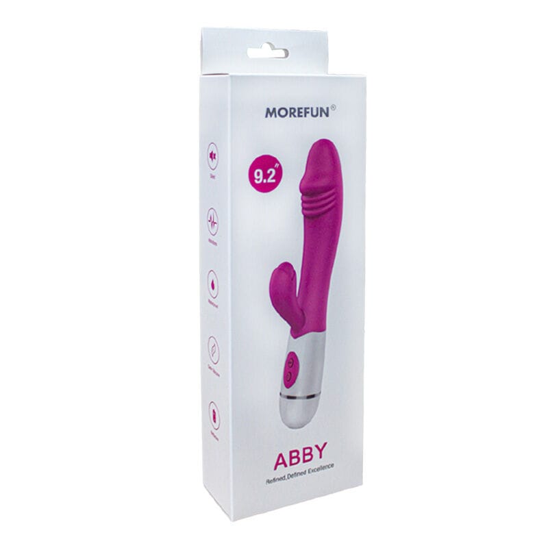 Vibrator Abby & Stimulator 16 Geschwindigkeiten Rosa