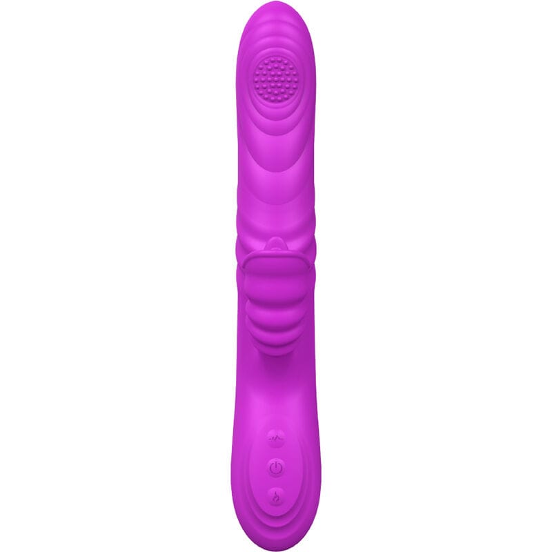 Vibrator Angelia Multifunktionsvibrator mit Stimulierendem Zungenvioletten Wärmeeffekt