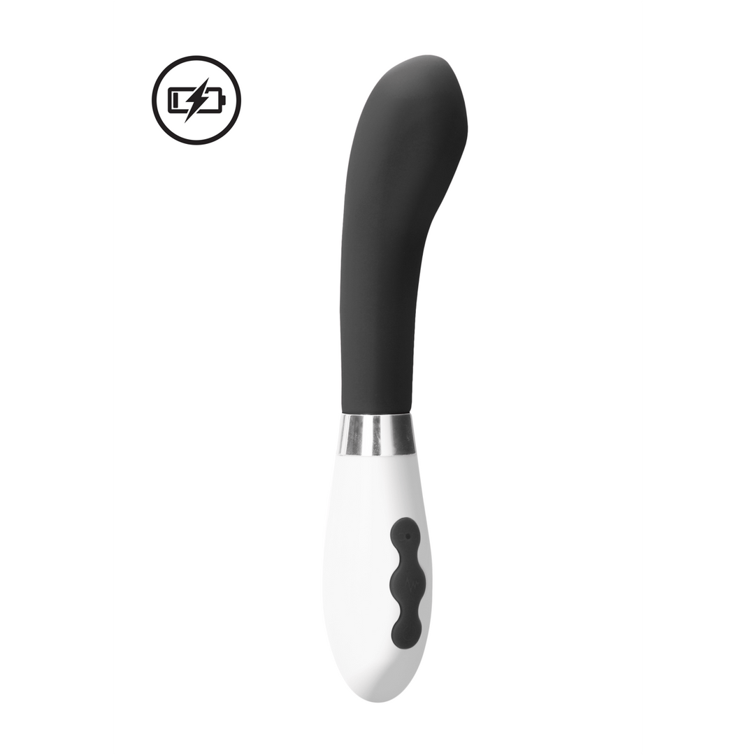 G-Punkt-Vibrator Apollo mit Akku Schwarz 11,5 x 3,5 cm