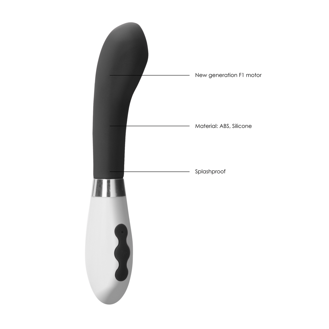 G-Punkt-Vibrator Apollo mit Akku Schwarz 11,5 x 3,5 cm – Ansicht 7