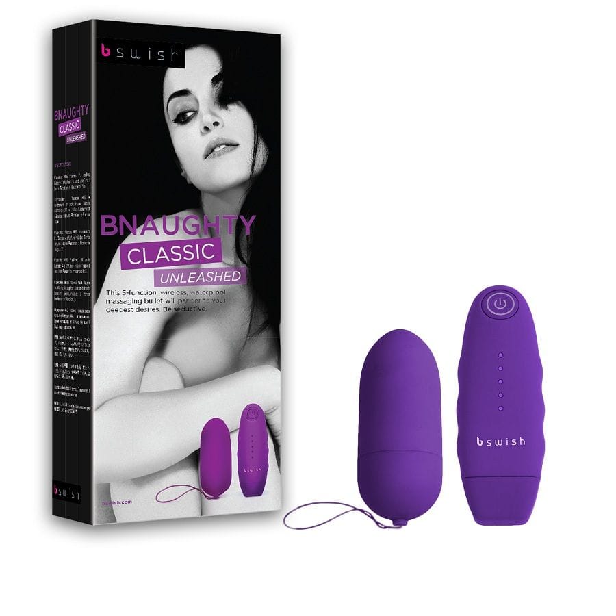 Vibrator Bnaughty Unleashed Classic Flieder mit Fernbedienung 7,6 x 3,3 cm – Ansicht 3