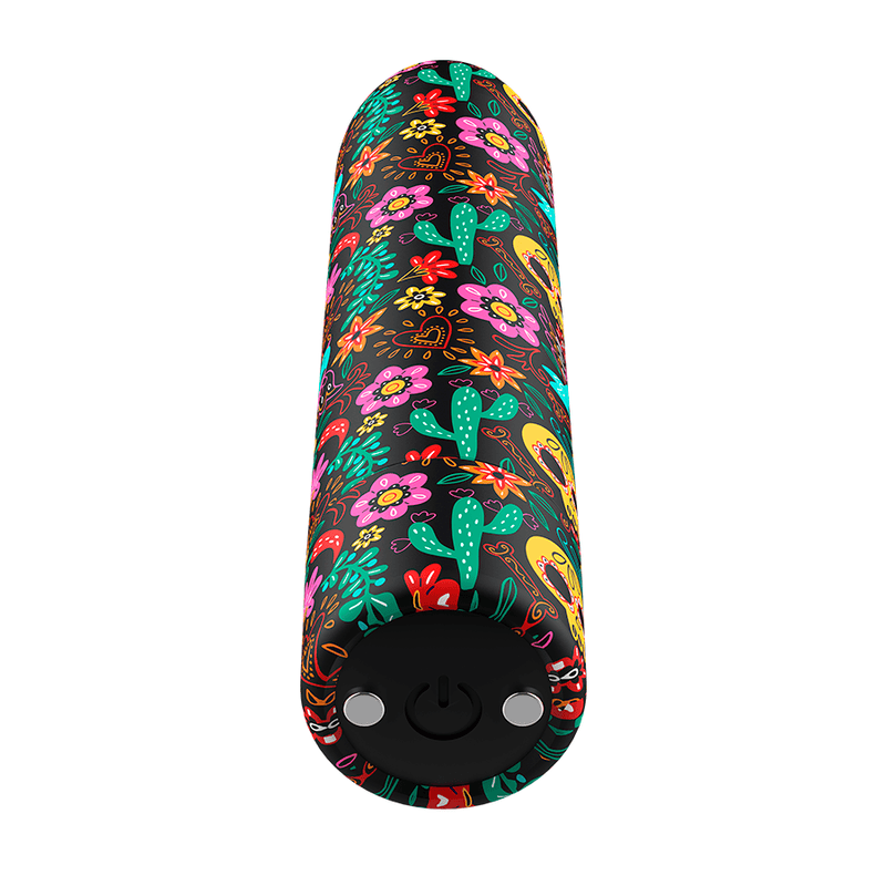 Vibrator Bullet Floral aufladbar 6,25 x 2 cm – Ansicht 3