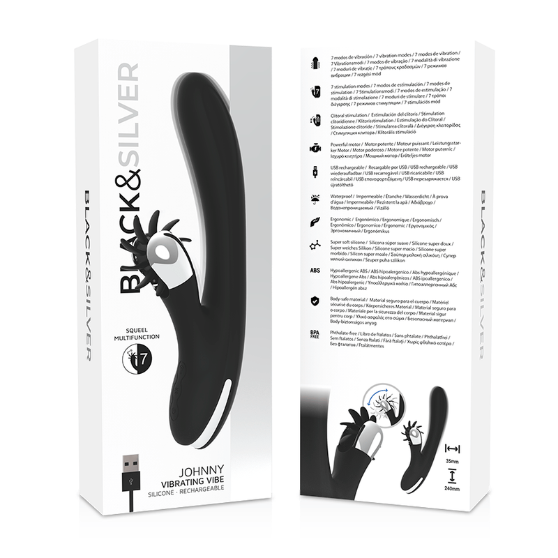 Vibrator Bunny Johnny Vibrierende Vibration 24 x 3,5 cm