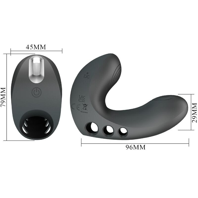 Vibrator Camelia Fingervibrator 7 Vibrationen Schwarz