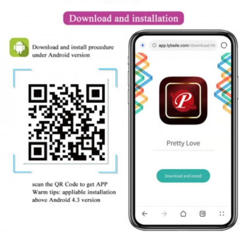 Vibrator Catalina mit App-Steuerung Flieder – Ansicht 3