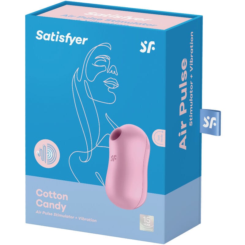 Vibrator Cotton Candy Air Pulse Stimulator Lila – Ansicht 3