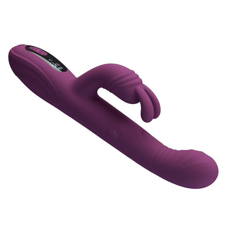 Vibrator Dee Rabbit oszillierend und klopfend Lila – Ansicht 3