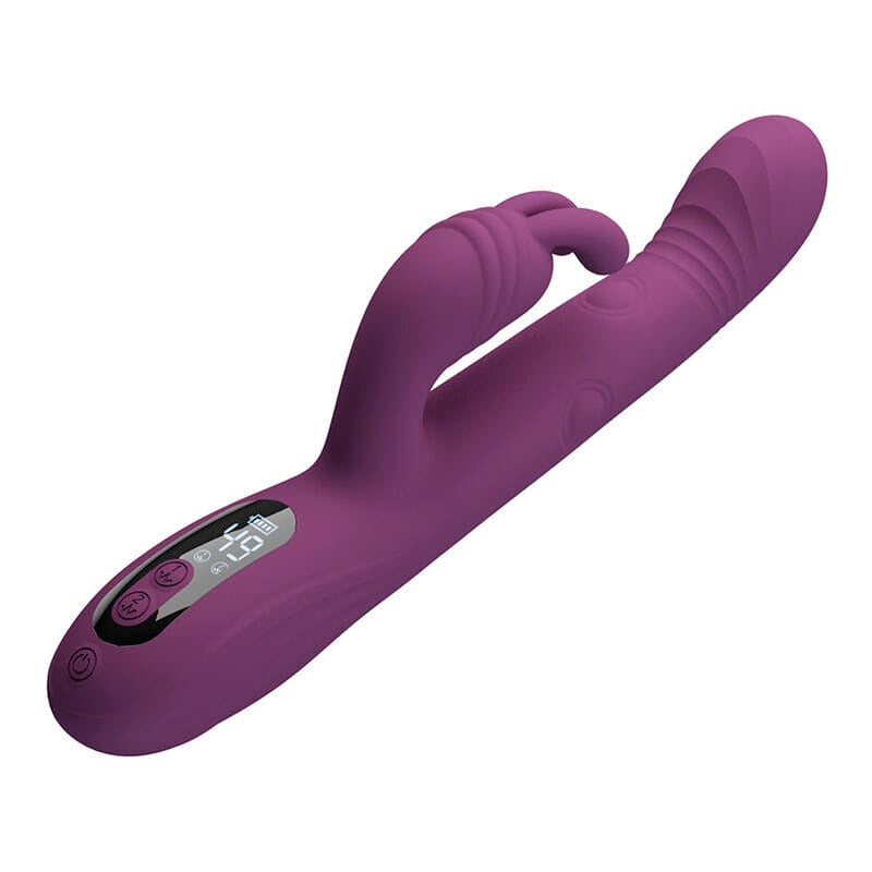 Vibrator Dee Rabbit oszillierend und klopfend Lila – Ansicht 4