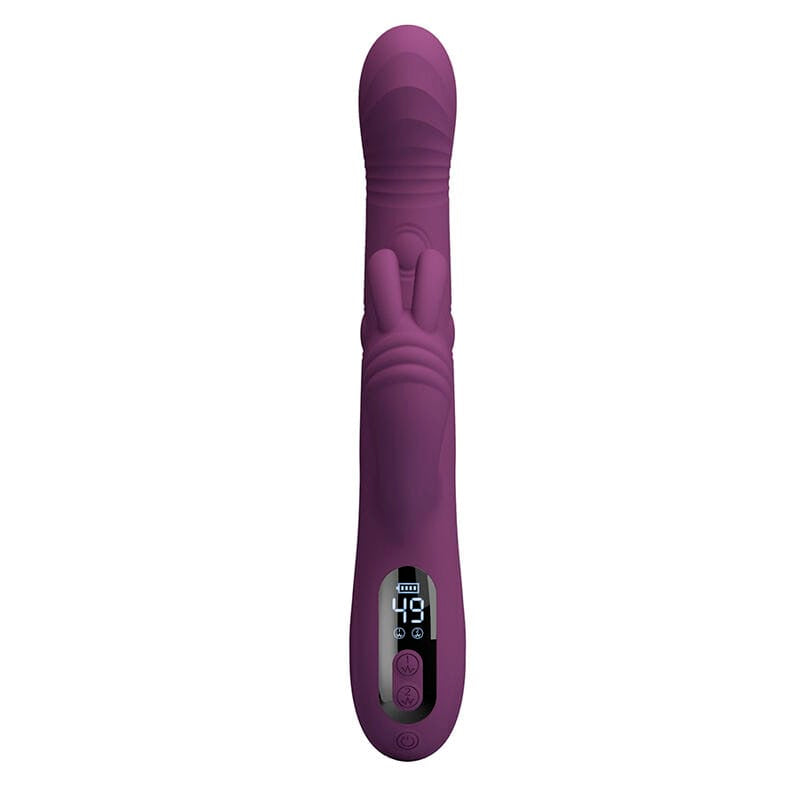 Vibrator Dee Rabbit oszillierend und klopfend Lila – Ansicht 10