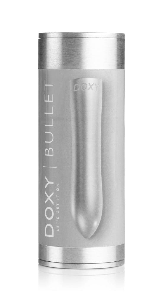 Vibrator Doxy Bullet Silber 12 x 2,5 cm