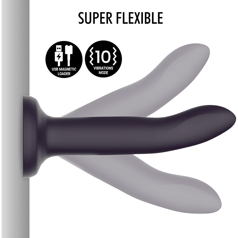 Vibrator Duman Mystic L Kompatibel mit Watchme Wireless Technology 16,5 x 3,5 cm