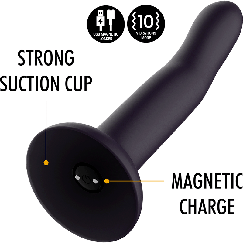Vibrator Duman Mystic M Kompatibel mit Watchme Wireless Technology 13,5 x 3 cm