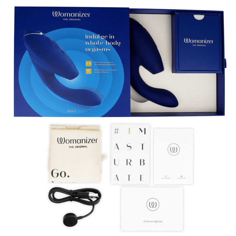 Vibrator Duo 2 Stimulator Blau