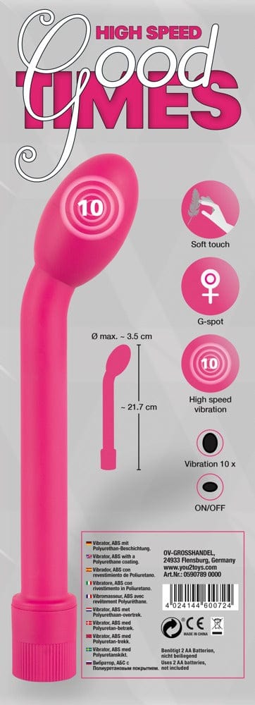 Vibrator Fluffy 21,7 x 3,5 cm