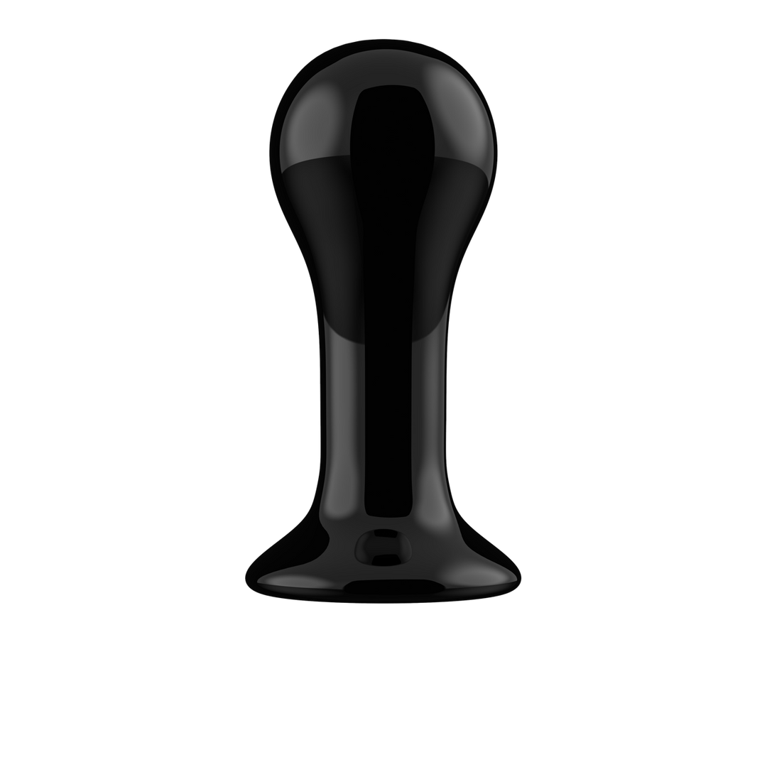 Vibrator Globy Glas mit Saugfuß Schwarz 9,4 x Ø 4,4 cm – Ansicht 5