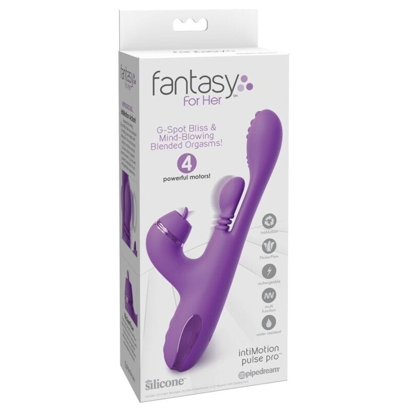 Vibrator Intimotion Pulse Pro Vibe Rabbit Lila – Ansicht 8