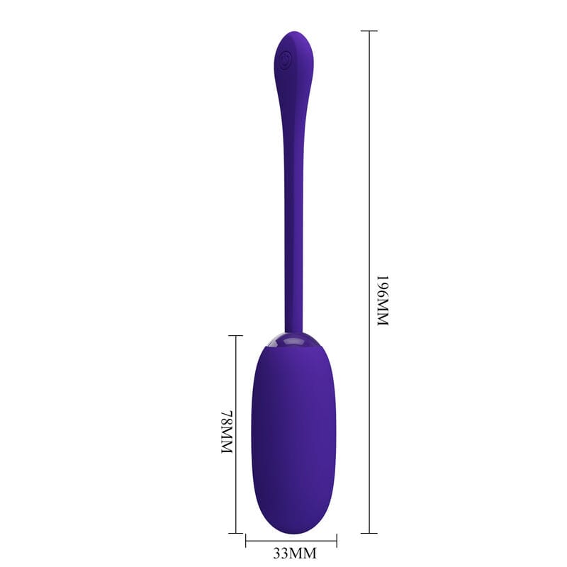 Vibrator Julius Wasserdichtes Wiederaufladbares Vibrierendes Ei Lila