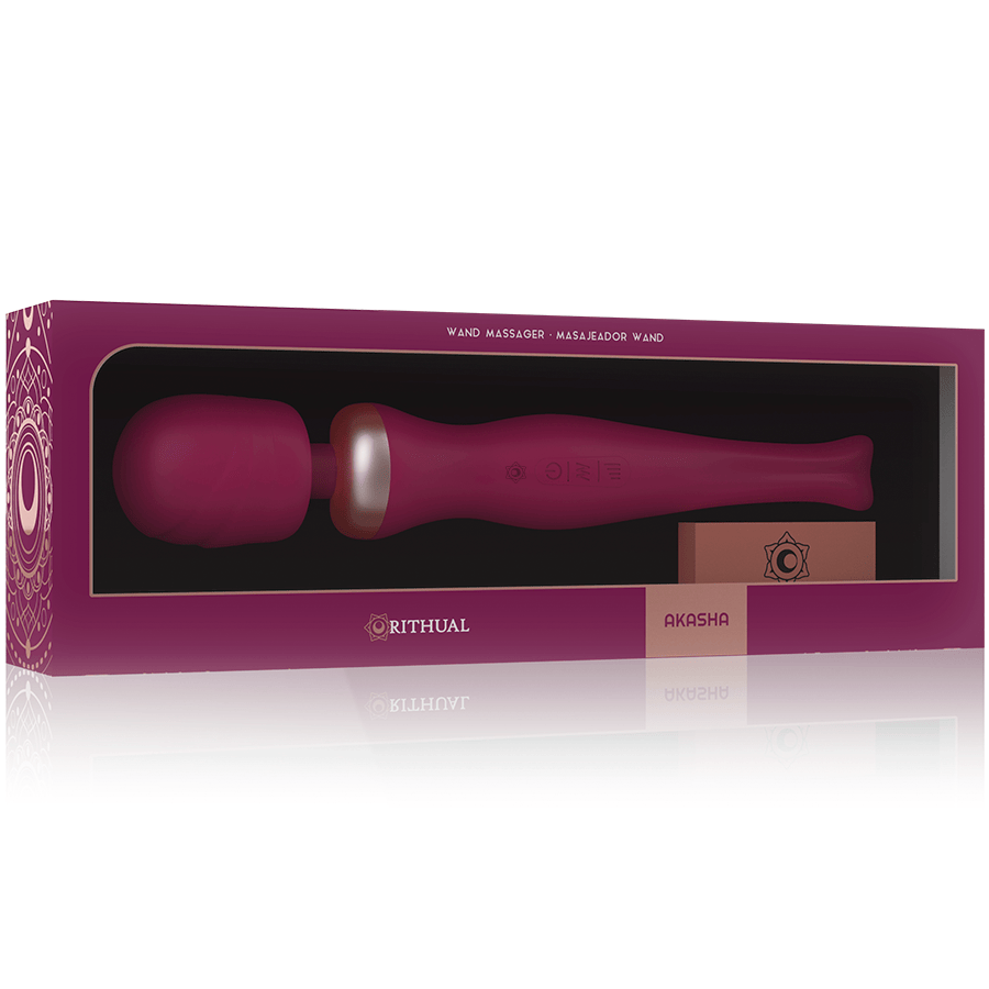 Vibrator Leistungsstarker wiederaufladbarer Akasha Wand 2.0 Orchidee – Ansicht 7
