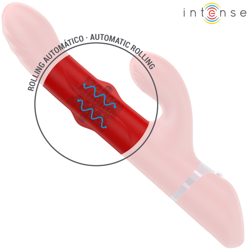 Vibrator Lele Multifunktionsvibrator Rotierend & Oszillation & Stimulation Rot