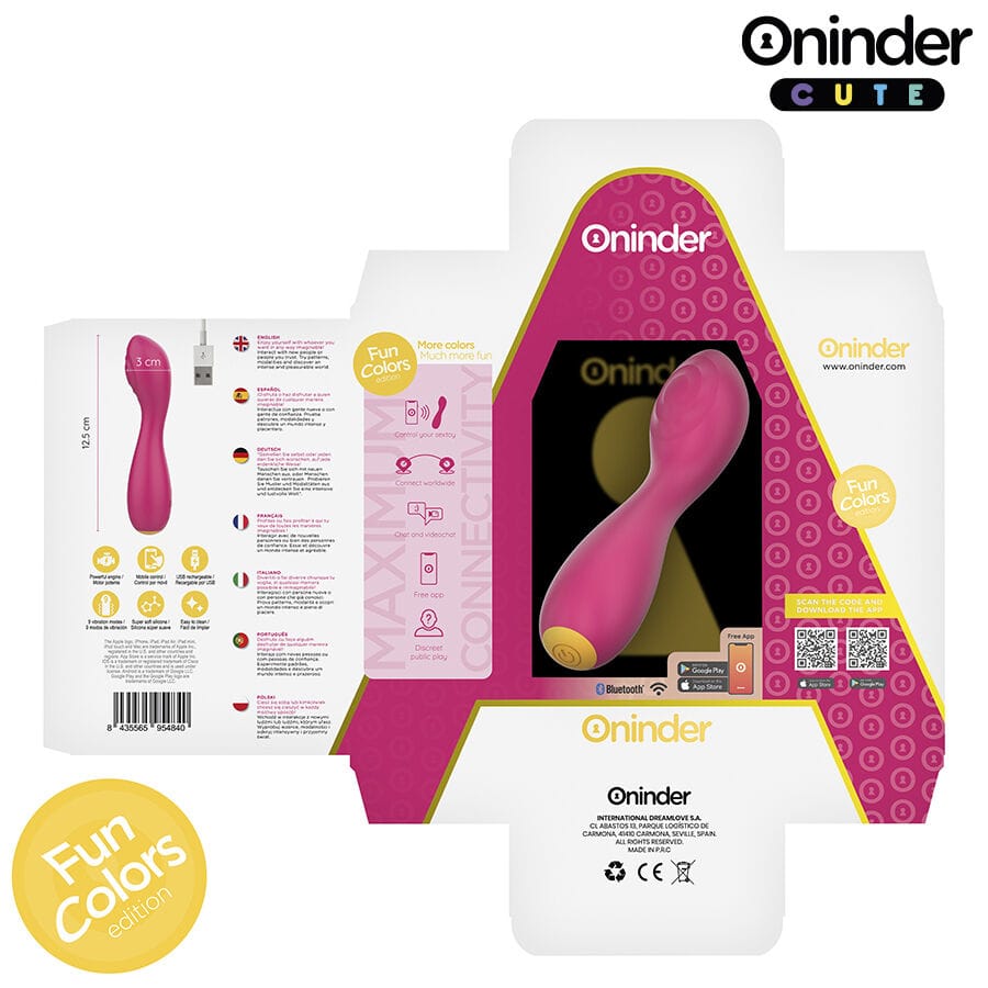 Vibrator Love Buddy Master g-Spot Kostenlose Weltweite App 12,5 x 3 cm