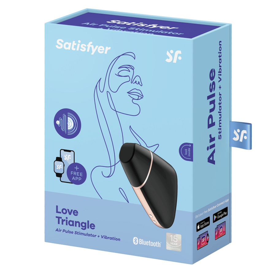 Vibrator Love Triangle Stimulator Schwarz – Ansicht 4