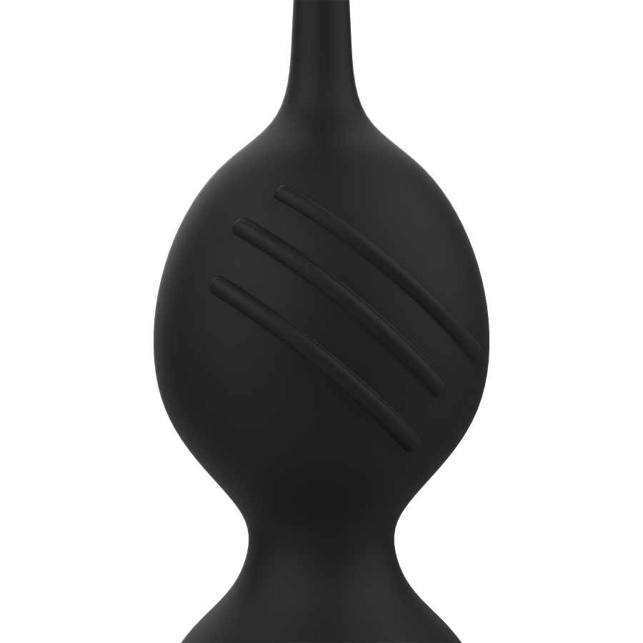 Vibrator Nisha wiederaufladbare vibrierende Kegelbälle Schwarz – Ansicht 7