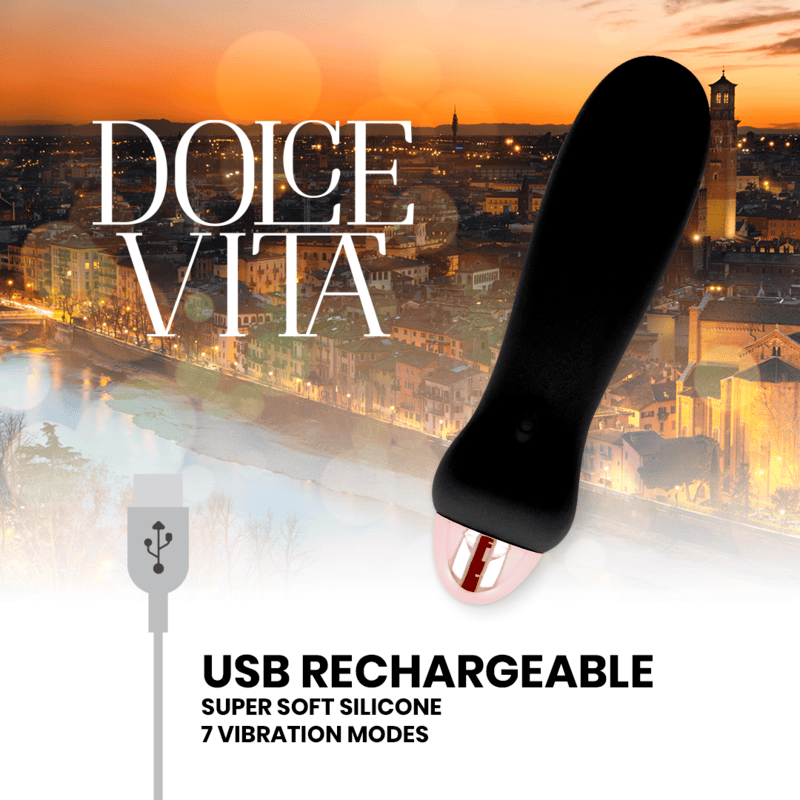 Vibrator Nr. 5 Silikon Schwarz 12,4 x 2,8 cm – Ansicht 4