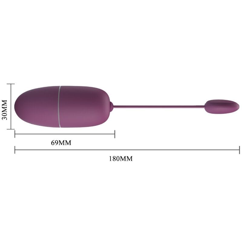 Vibrator Nymph Vibrierendes Ei App-Gesteuert Lila