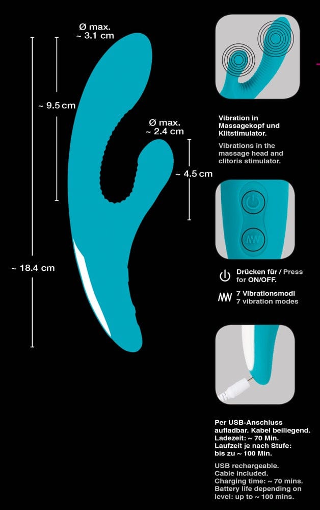 Vibrator Ozean 18,4 x 3,1 cm