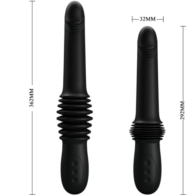 Vibrator Pazuzu 3 Stossmodi Schwarz