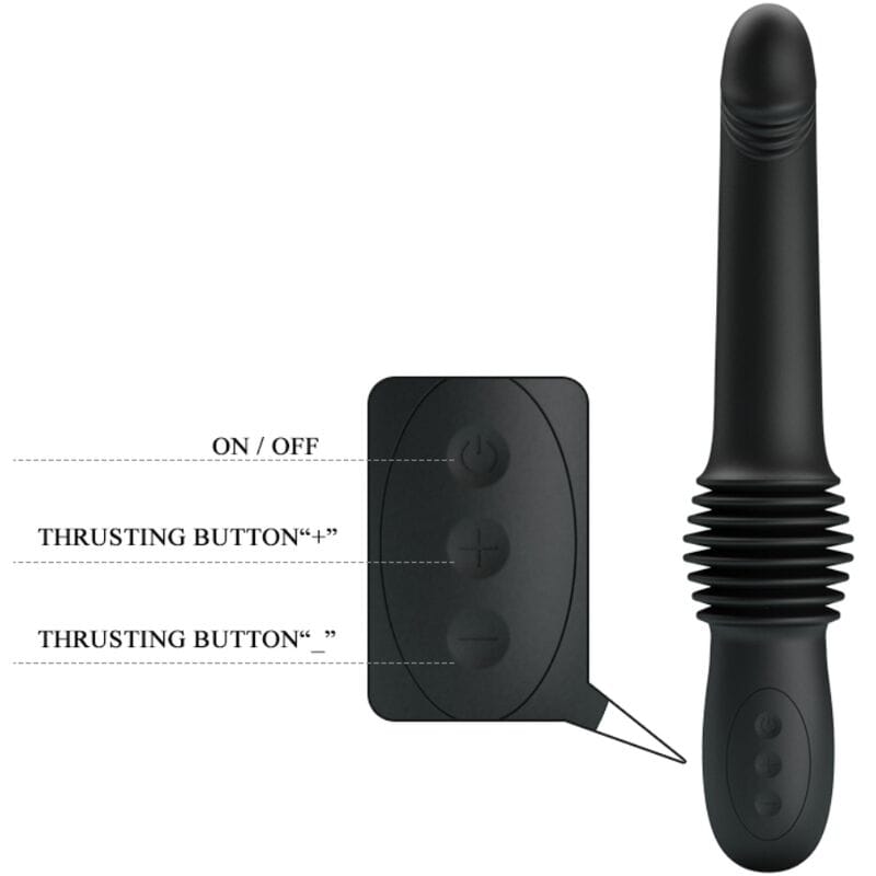 Vibrator Pazuzu 3 Stossmodi Schwarz