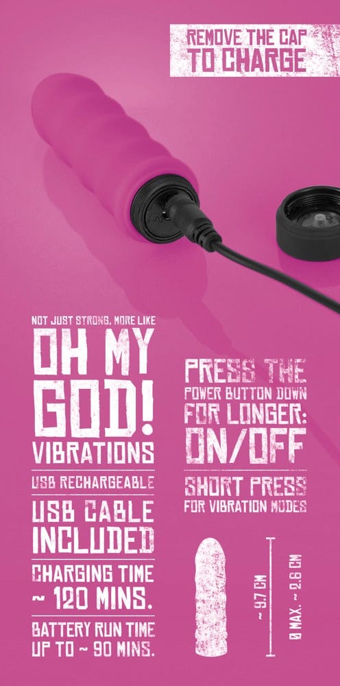 Vibrator Pink Pearl 9,7 x 2,6 cm