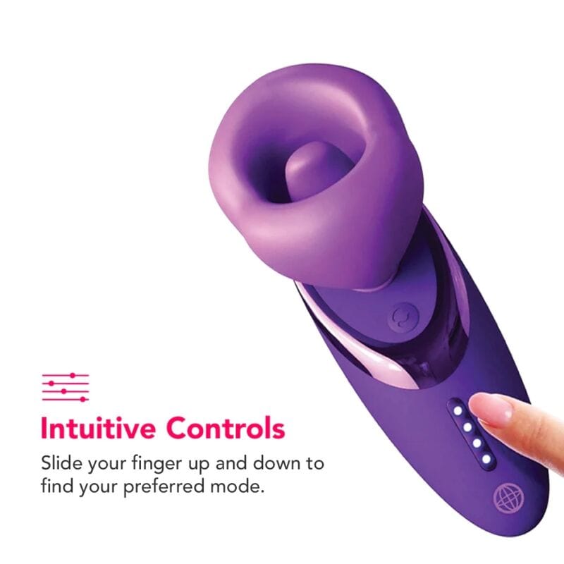 Vibrator Pleasure Sucker mit Saugfunktion Lila – Ansicht 7