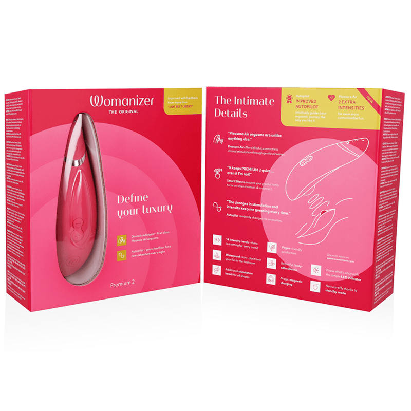 Vibrator Premium 2 Klitoralstimulator Himbeere