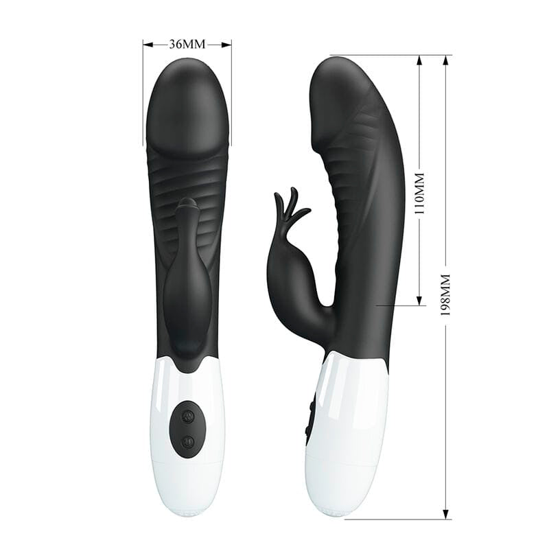Vibrator Rasmussen Rabbit 30 Funktionen Schwarz – Ansicht 8