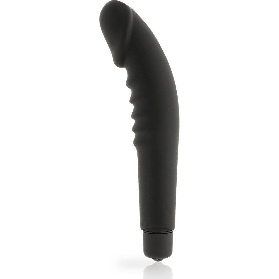 Vibrator Realistic Pleasure Silikon Schwarz Ø 3,1 cm – Ansicht 2