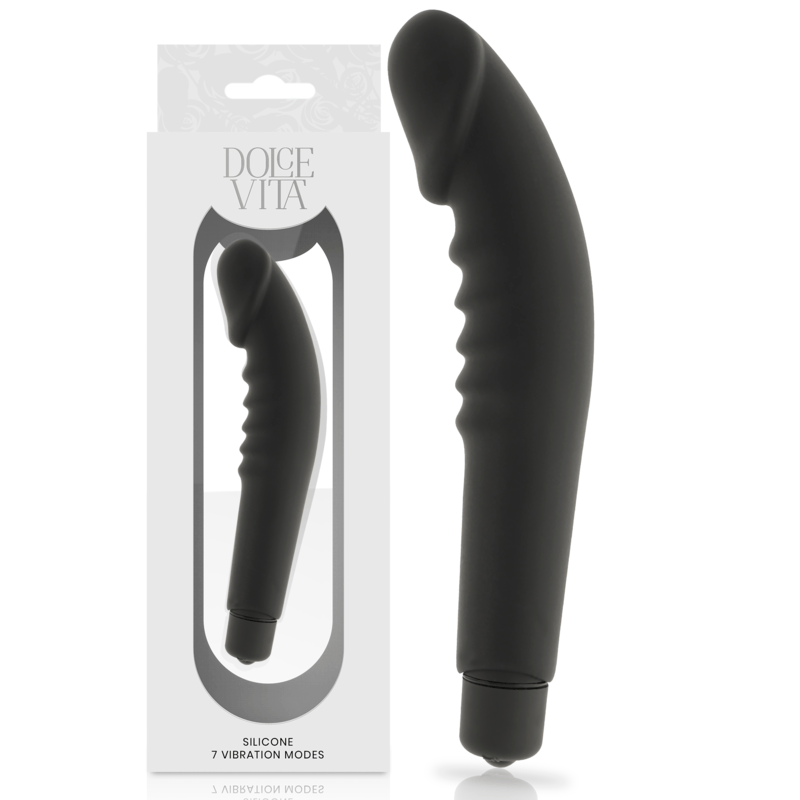 Vibrator Realistic Pleasure Silikon Schwarz Ø 3,1 cm