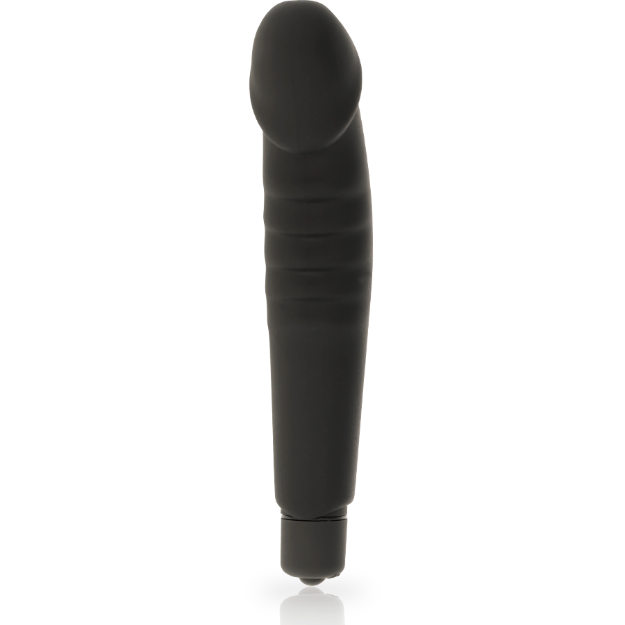 Vibrator Realistic Pleasure Silikon Schwarz Ø 3,1 cm – Ansicht 4