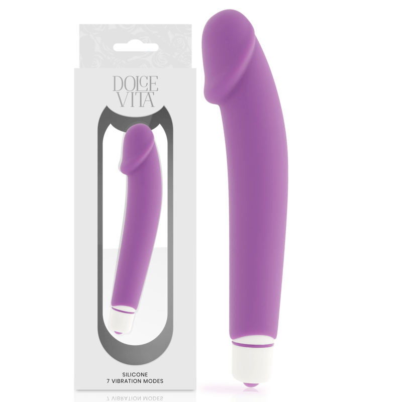 Vibrator Realistic Silikon Lila Ø 3,1 cm – Ansicht 2